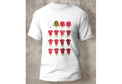 Aberdeen FC Retro Art Football Shirts T-Shirt